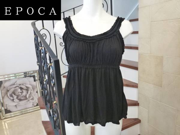 美品 EPOCA エポカ 40 黒 ブラック トップス M相当拍卖