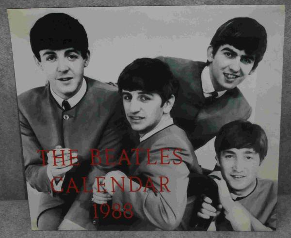 ★THE BEATLES 【THE BEATLES CALENDAR 1988】拍卖
