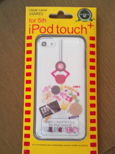 ◆送料無料◆iPod touch 5th★クリアハードケース★UFOキャッチャー★背面のappleロゴマークとケースのデザインが 一体化★ iPT5-P18拍卖