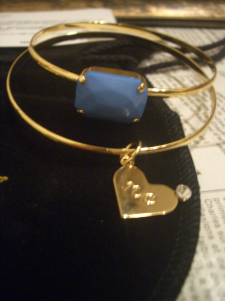 即決☆定価6090円☆ノースコーナー24kコーティング2連ブレス♪水色系♪拍卖