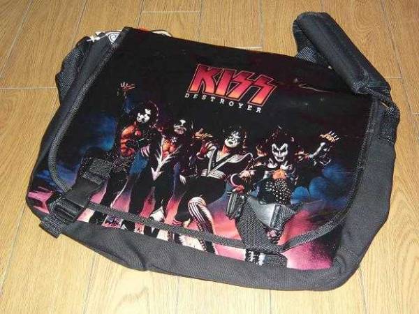 アメリカ輸入! 新品 THE KISS キッス ショルダーバッグ メッセンジャー 甲本ヒロト ロック バンド拍卖
