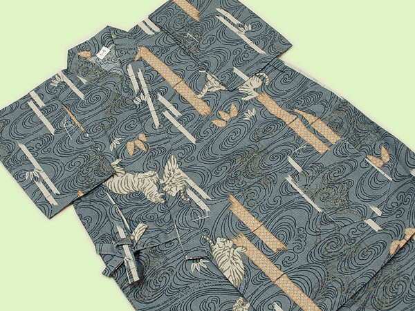 ☆★新品★☆男の子用☆甚平☆★110サイズ★☆【トラ柄・2】拍卖