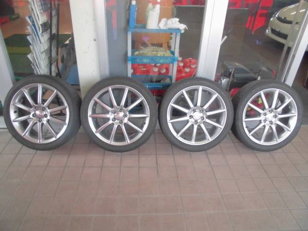 ♪B0390 レガシィ スペックB純正ホイール TOYO 215/45R18タイヤ付 ジャンク♪拍卖