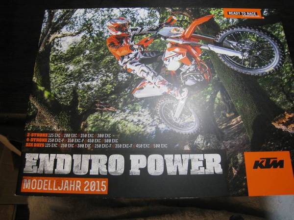 ★海外カタログ独語 KTM 2015 125EXC-500EXC 7638拍卖