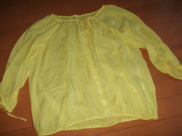 良品○spick and spanNobleレモン色トップス拍卖