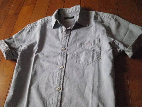 バーバリーブラックレーベル 半袖オックスフォードシャツ a562拍卖