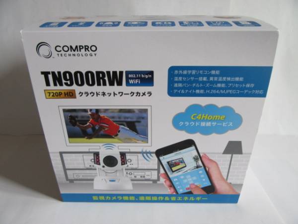 新品★パン/チルト機能搭載ネットワークカメラ★Compro TN900RW拍卖
