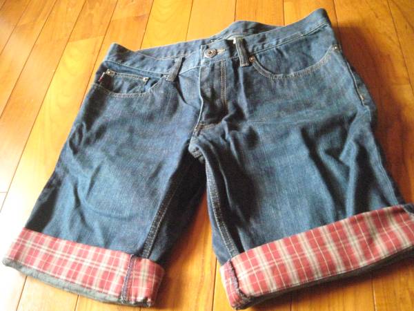 バーバリーブラックレーベル ハーフ デニムパンツ 79 a573拍卖