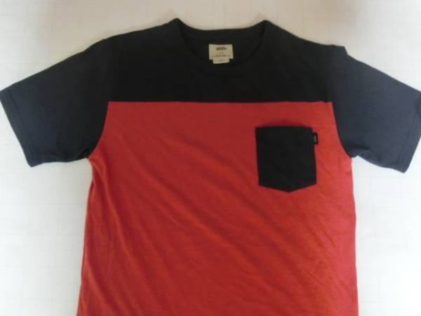 ★USA購入 アメカジ バンズ【VANS】ポケット付TシャツUS BOY'S L拍卖