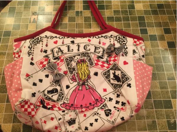 値下げハンドメイド★トートバッグ アリス柄拍卖