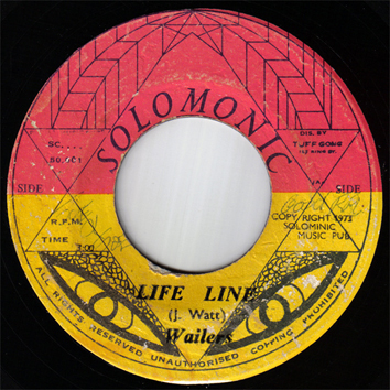 Wailers Life Line Version ウェイラーズ ボブマーリー拍卖