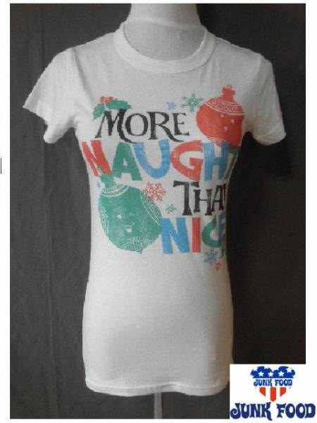 USA購入 Made in USA LAセレブ JunkFood カラフルプリントT US S拍卖