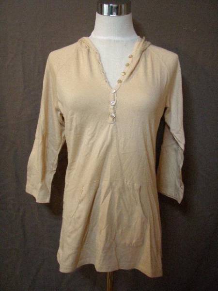 即決 Levi'傘下Mostフード付ヘンリーネック ラグランTシャツUS S拍卖