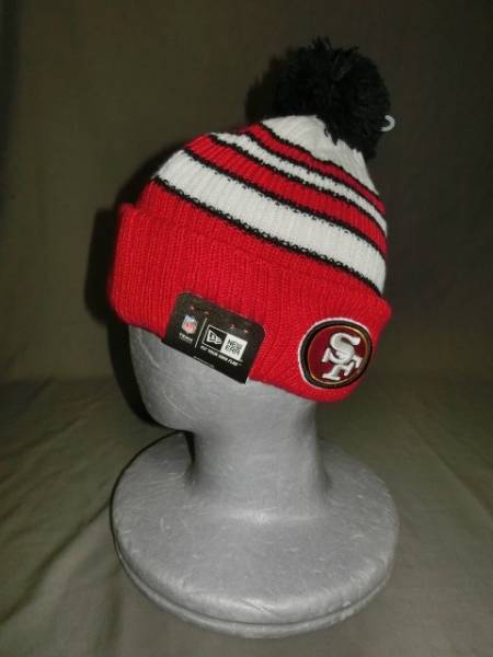 ◇USA購入 NEWERA製 NFL【SanFrancisco49ers】ロゴ刺繍ニットCAP拍卖