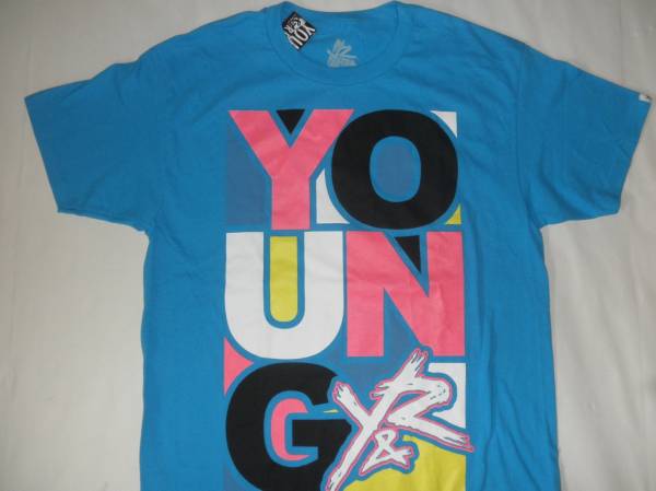 USA人気急上昇!B系 「YOUNG & RECKLESS」ロゴプリントT US L SAX拍卖