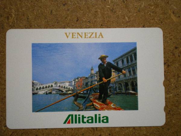 hi/AE9・航空 アリタリア航空 VENEZIA テレカ拍卖