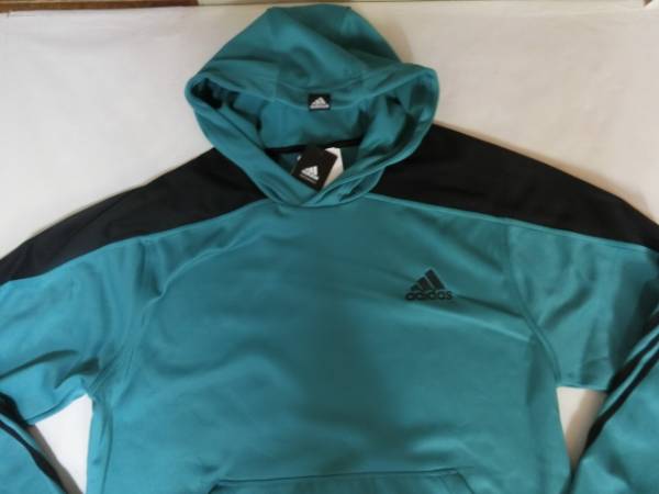 【adidas】断熱保温機能【Clima warm】プルオーバーパーカーUS L拍卖