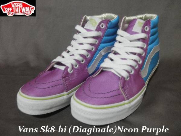 ★USA購入 貴重な光沢ありナイロン素材 Vans Sk8-Hi 26.0㌢★拍卖