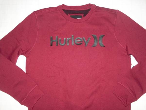 USA購入【Hurley】ロゴプリント裏起毛 スウェットトレーナーUS M拍卖