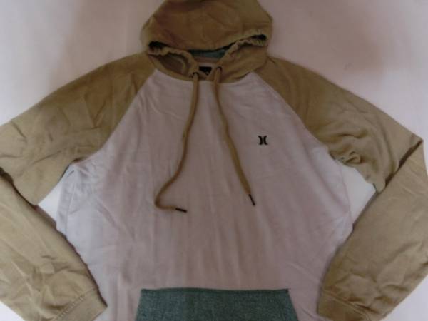 ☆サーフ系【Hurley】プルオーバー パーカーUS M オフホワイト☆拍卖