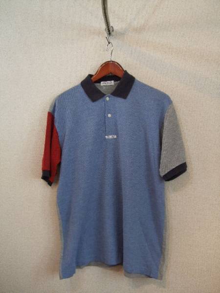 Nepla水色赤グレー半袖ポロシャツ(USED)21014②拍卖