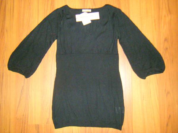 ◆新品プロポーション ボディドレッシング◆ニット チュニック黒拍卖