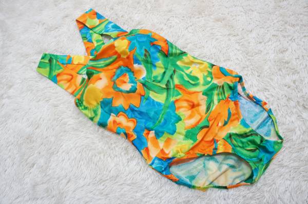 ●水着 9M●NANNO*日本製*太め肩紐*スイミングワンピース水着拍卖