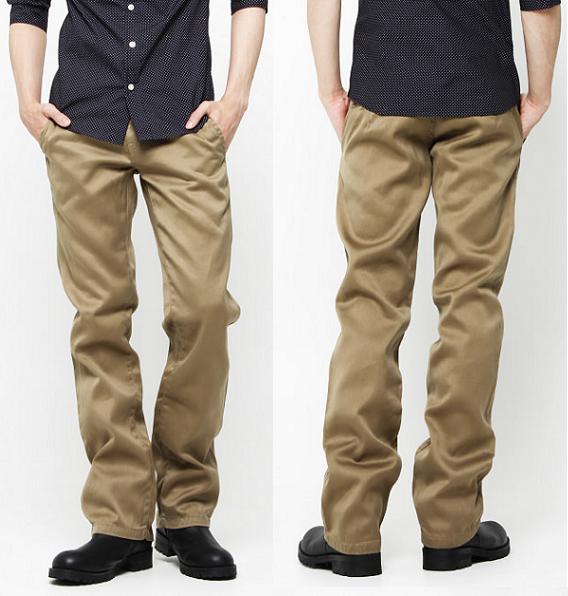 新品未使用MLB197 w44日本製Made in Japan【MURDER LICENSE TCストレートチノパンツベージュ】【Black by VANQUISH 】メンズ 紳士拍卖