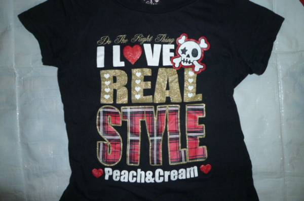 中古PEACH&CREAM半袖Tシャツ120cm拍卖