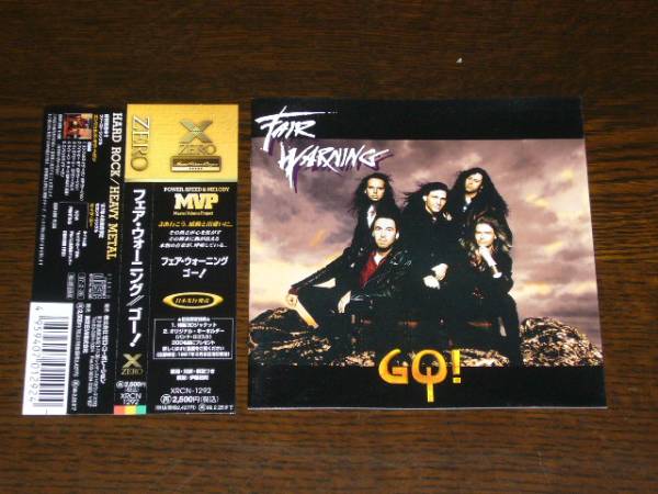 国内盤 帯付 フェア・ウォーニング /GO! 特製3Dジャケット 初回プレス拍卖