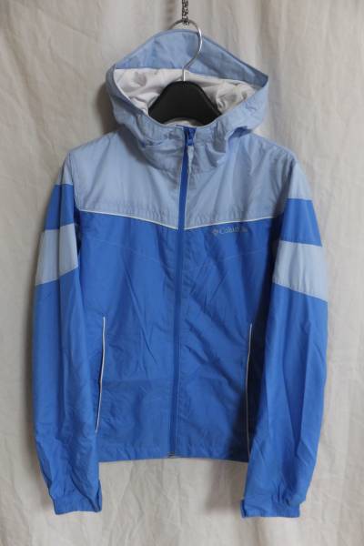 ☆☆送料無料☆☆Columbia☆マウンテンパーカー☆YOUTH14/16☆水色☆ナイロン☆z20拍卖