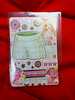 アイカツ 2014 第4弾 レーシーショートパンツ 14 04-08N拍卖