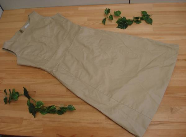 日本製☆SHIPS シップス☆コットン100% ノースリーブワンピース 9拍卖