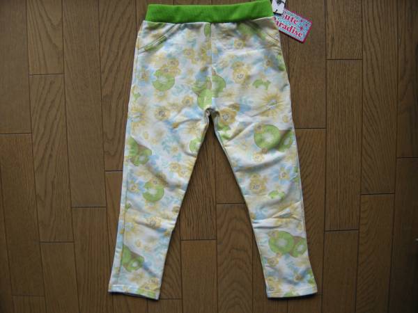 【新品】Cute Paradiseキウイ・花柄パンツ 110 緑拍卖