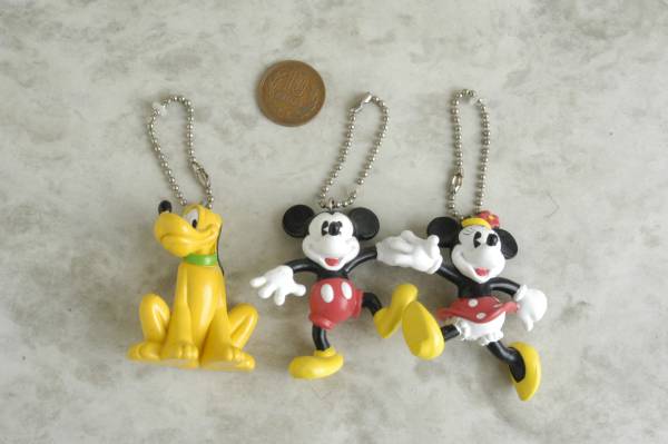 ディズニー ミッキーマウス ボールチェーンフィギュア 6種拍卖