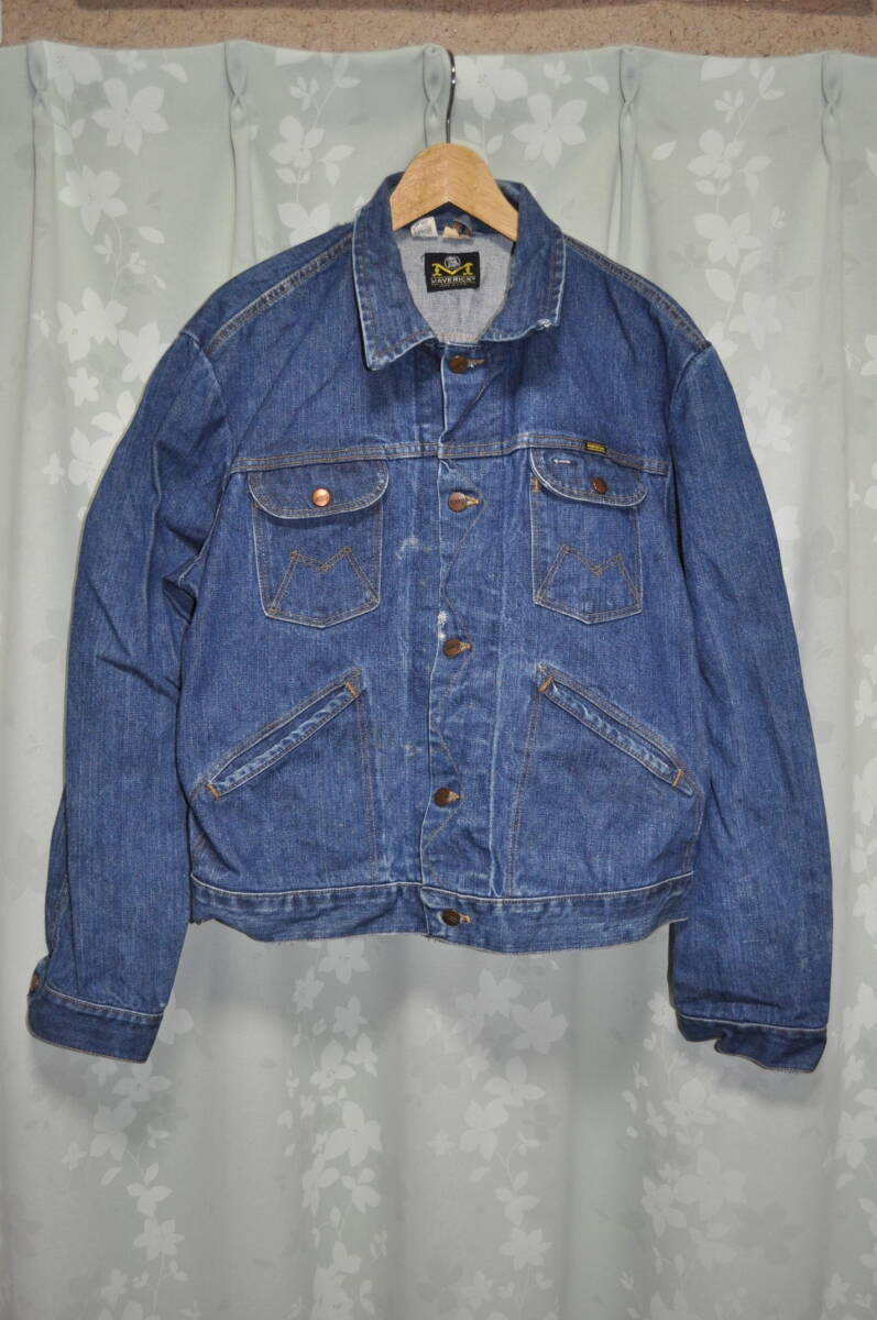 洗濯済み！　ビンテージ　ジージャン　アメリカ製　MADE IN USA　BLUE BELL　MARVERIC　48　
