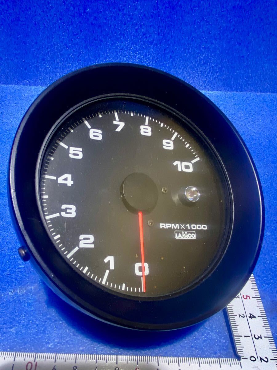 希少 ラムコ 110パイ 大型 タコメーター 2-4-6 気筒 LAMCO 当時物 ハコスカ ケンメリ 亀有 c10 110 210 R30 B110 B210 B310 大森 L型 A型