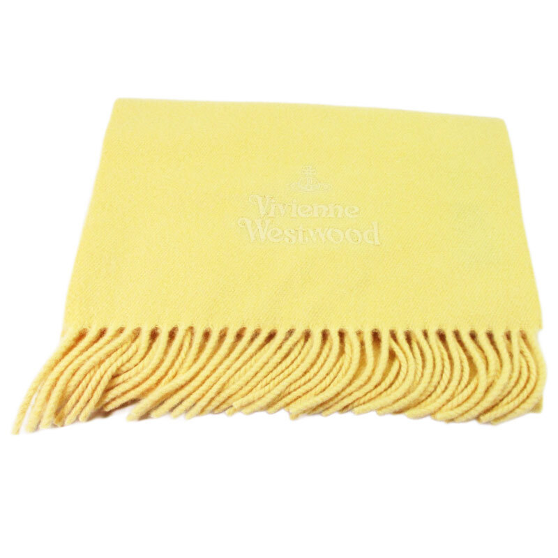 マフラー ヴィヴィアンウエストウッド 30x180cm イエロー E401/送料無料メール便