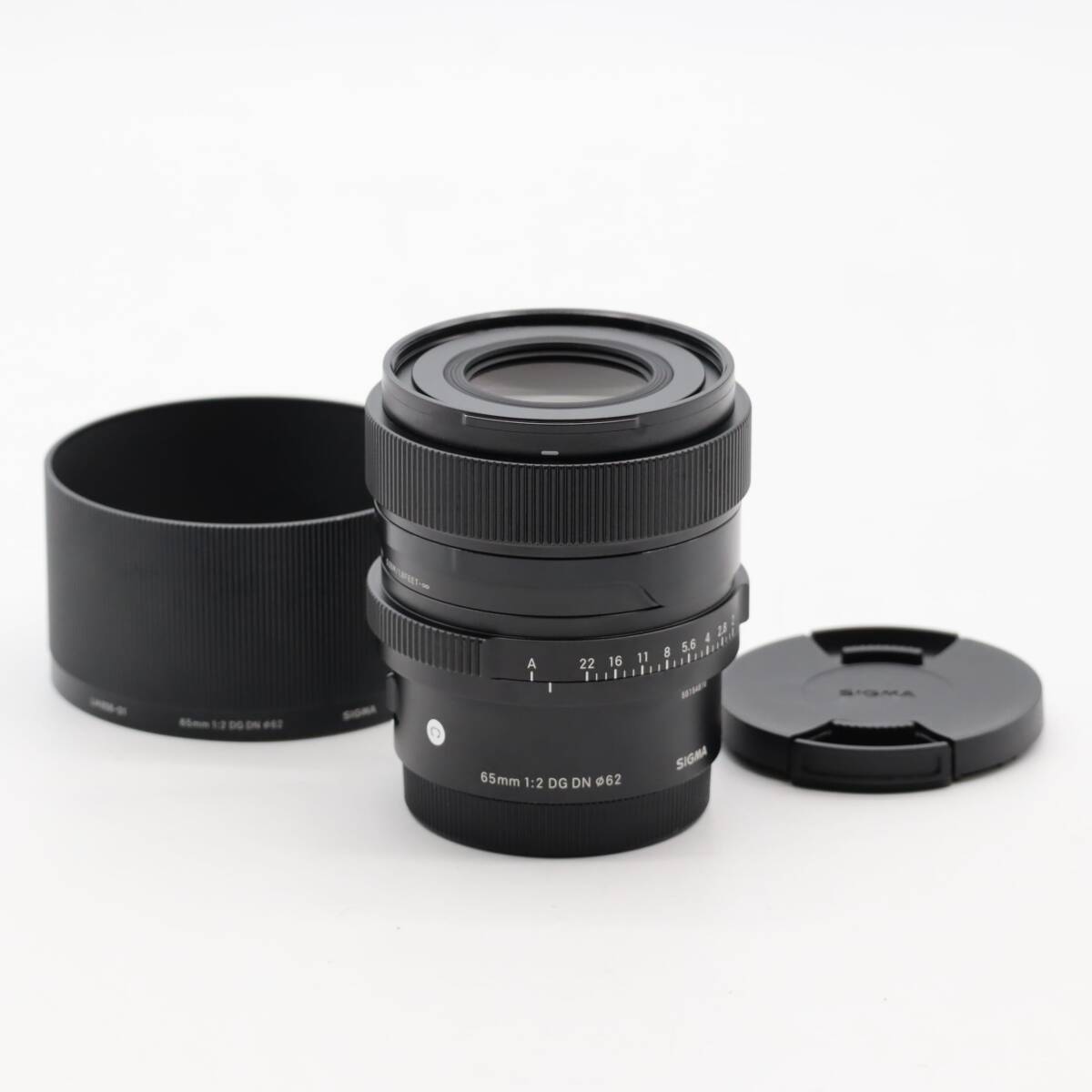 #b1460【外観美品】 SIGMA シグマ Contemporary 65mm F2 DG DN (ソニーE用/フルサイズ対応)