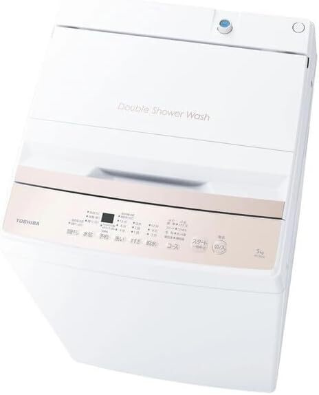 新品☆TOSHIBA 東芝 全自動洗濯機　洗濯5kg/ピュアホワイト　送料無料87