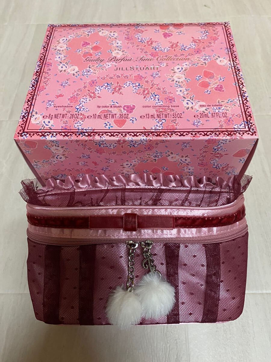 新品 ジルスチュアート ギルティポーチ コスメ メイクポーチ ピンク 送込