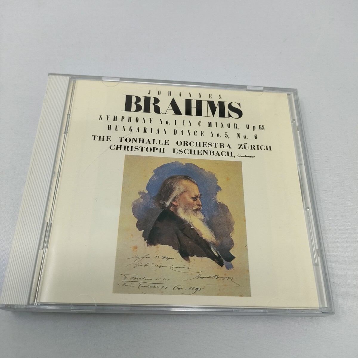 CD ブラームス 交響曲第1番 エッシェンバッハ トーンハレ管弦楽団 32DC 297 即決　送料込み