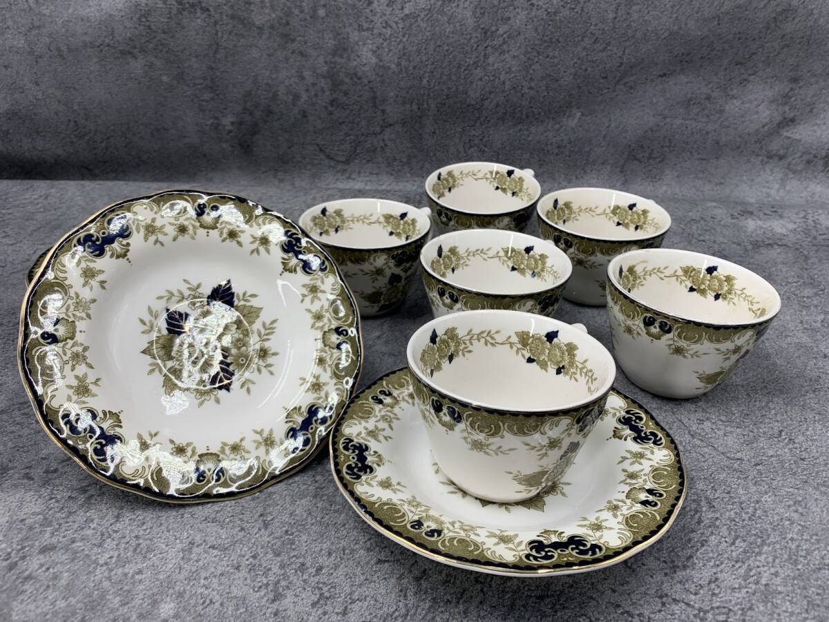 【 レトロ アンティーク ニッコー ダブルフェニックス カップ ソーサー 6客 】Nikko 食器 ティーカップ 