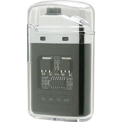 アークライター ウインドミル MINI CROSS ARC NO.71750100 ブラックｘ１個 スケルトン プラズマライター/送料無料メール便
