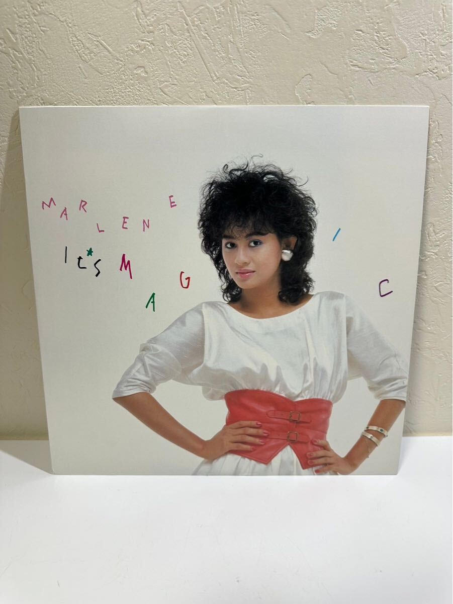 MARLENE (マリーン) / I’ts Magic 28AH 1577 レコード LP盤 歌詞カード 保存袋付き 再生未確認