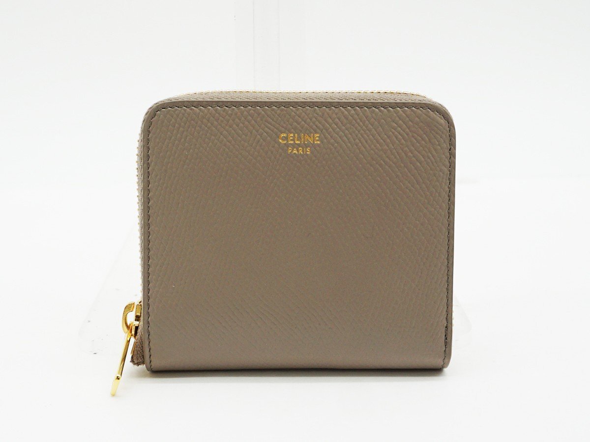 ☆◇【CELINE セリーヌ】スモール ジップウォレット エッセンシャル 財布