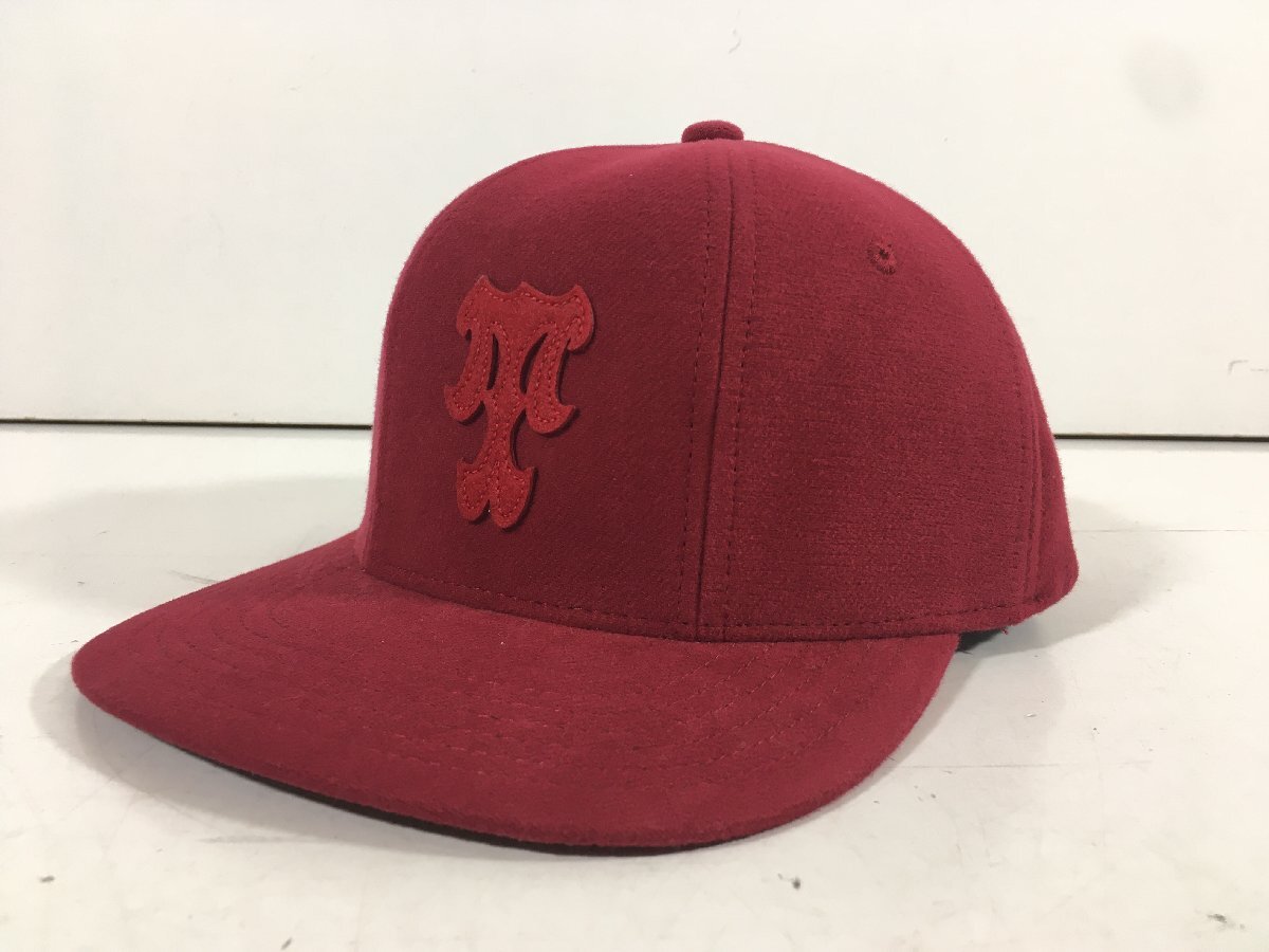 ☆ TENDERLOIN テンダーロイン SUEDE CAP スエード キャップ 帽子 サイズ F フリー レッド ユーズド