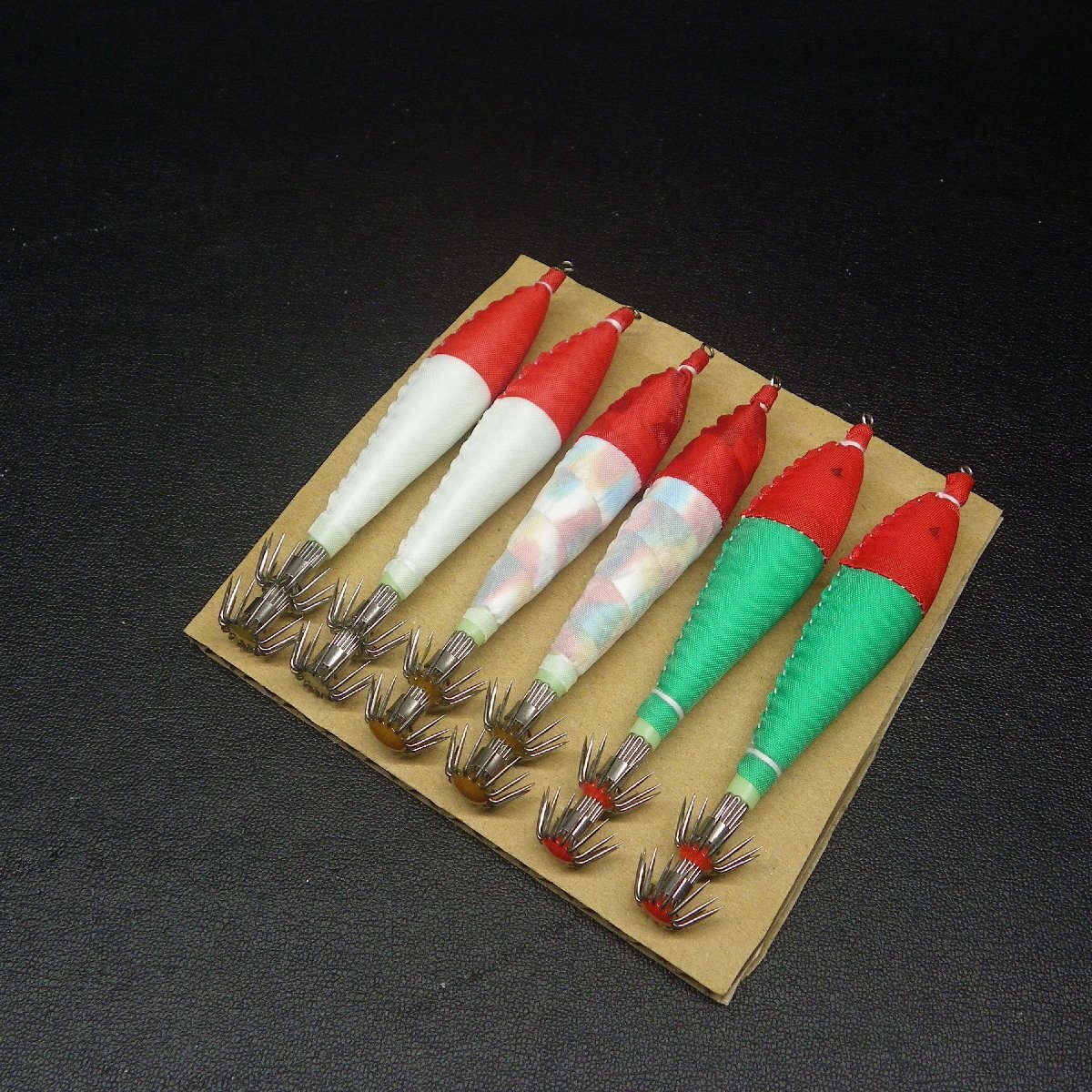 4号 浮きスッテ 3色4本セット ※中古在庫品(32u0602)※クリックポスト