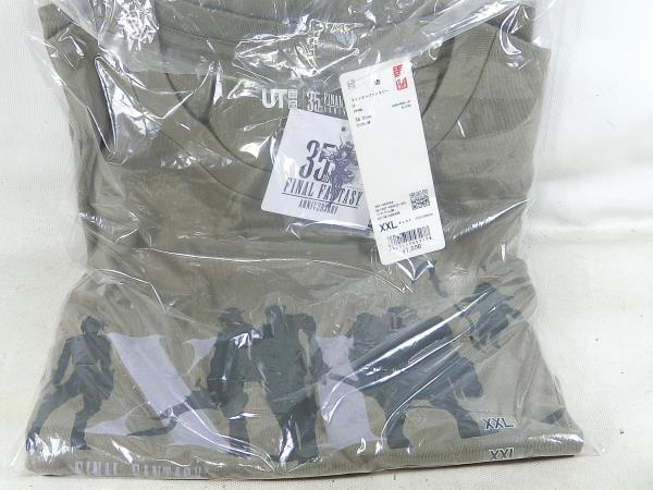 ユニクロ　ファイナルファンタジー35周年Tシャツ　サイズXXL　未使用品　メンズ　FF 