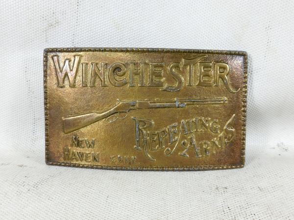 Σウインチェスター　ベルトバックル　ビンテージ　ウエスタン　Winchester　